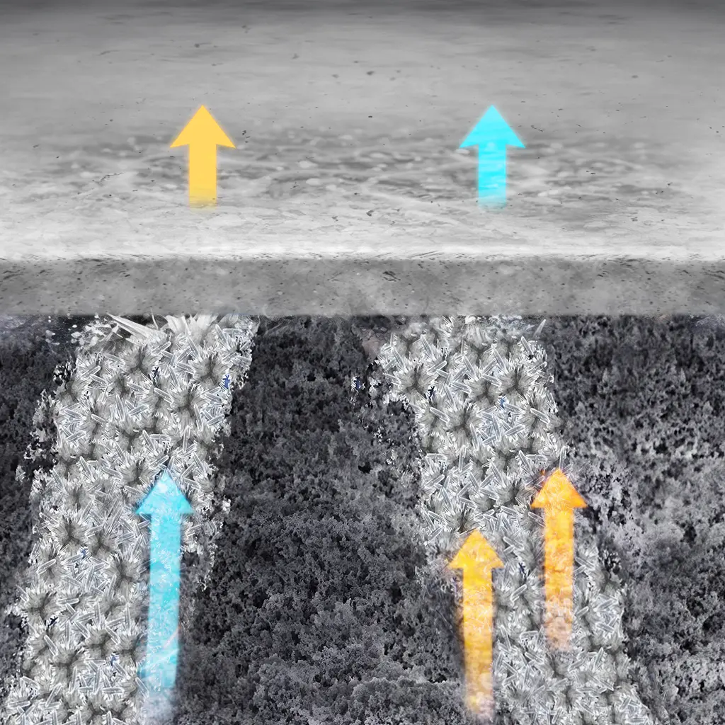 Concrete durability illustration