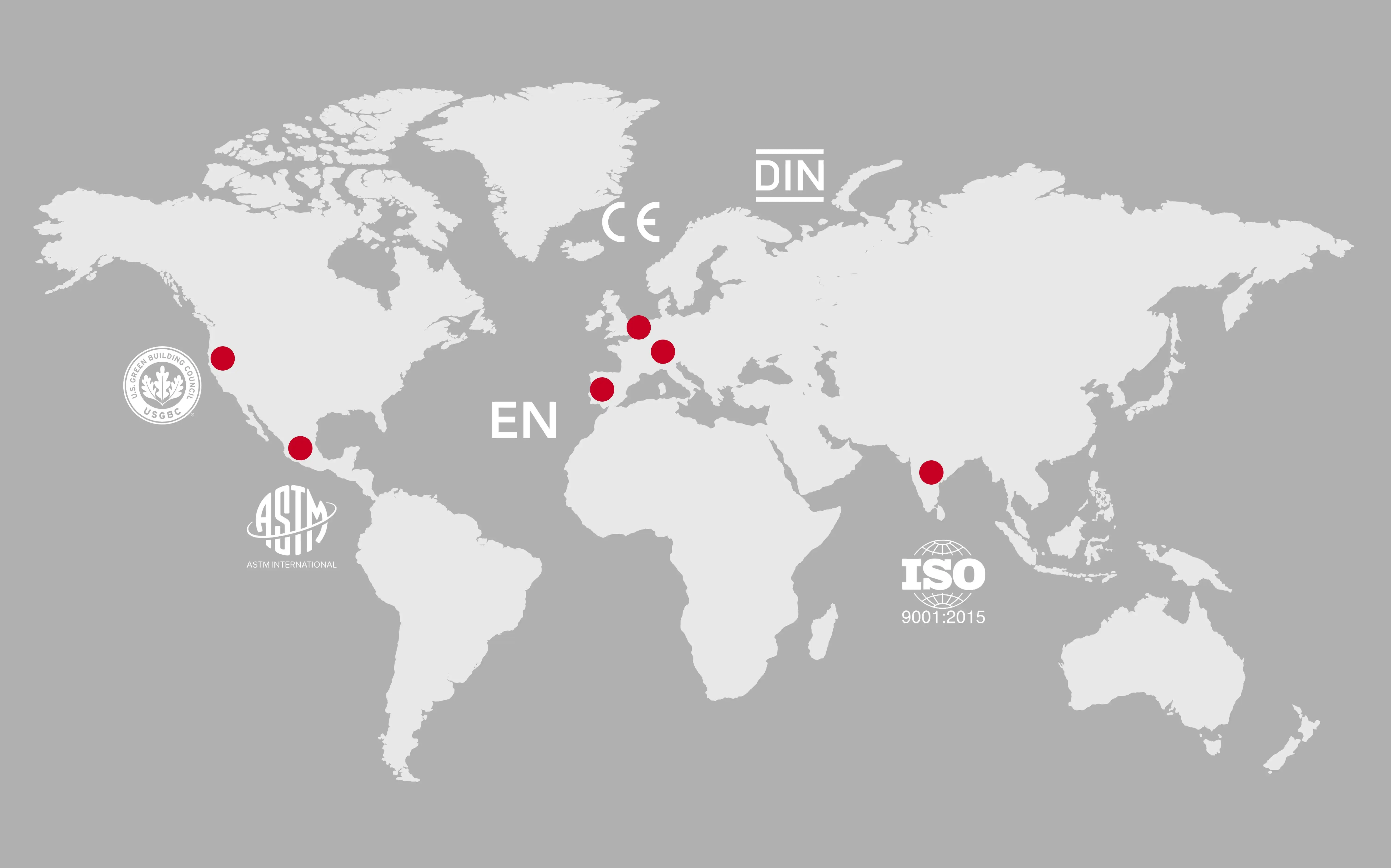Supershield's adherence to international quality, environmental, and safety standards