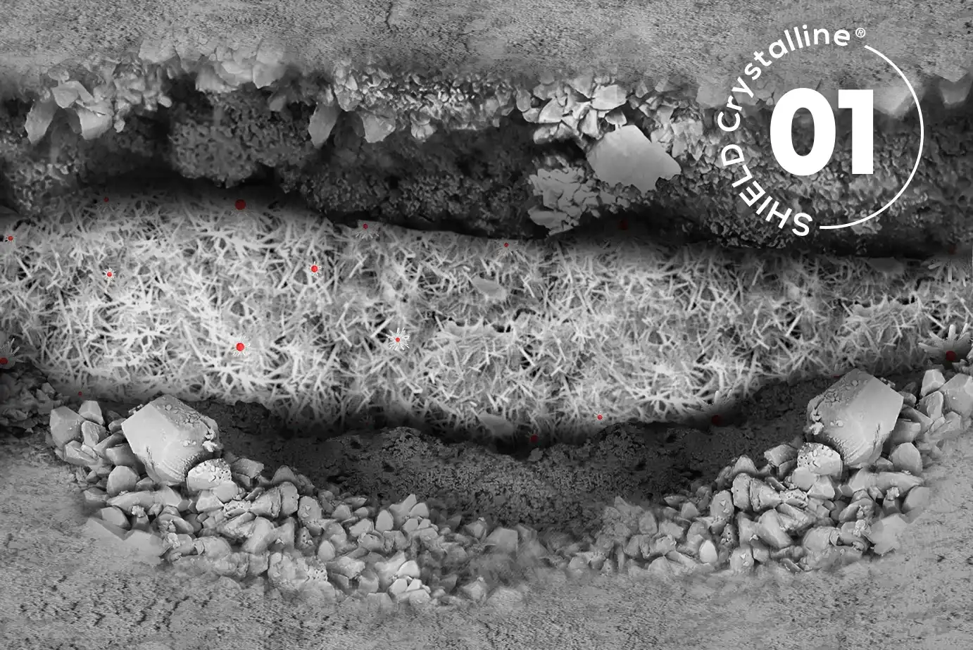 DMC Technology regulating water and thermal energy for concrete in extreme climates