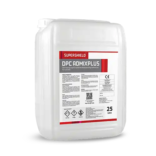 Supershield's Self-Healing Liquid Crystalline Waterproofing Admixture