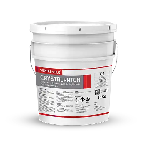 Supershield's Fast-Setting Crystalline Repair Mortar