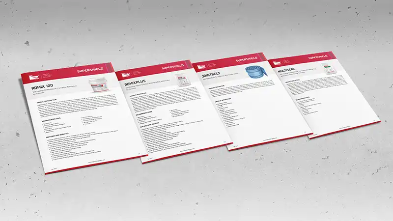 Download technical data sheets for Supershield products