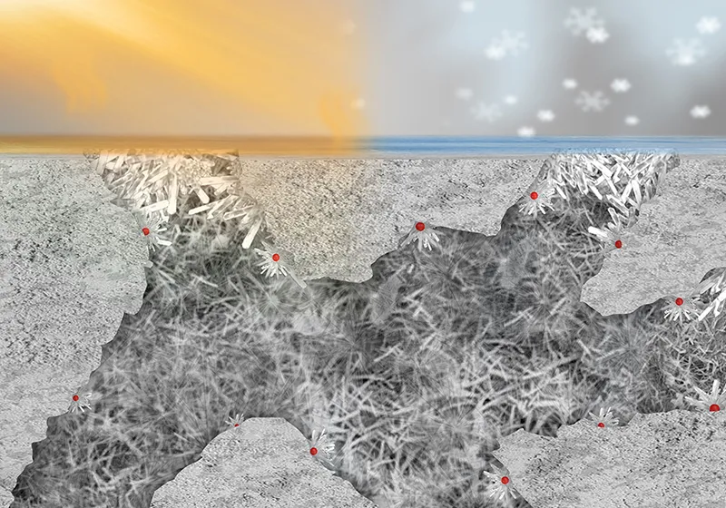 Adaptive Crystalline Admixtures